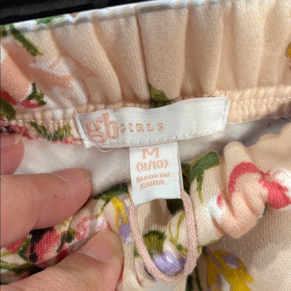 NWT fb girls Floral Print Joggers. - Picture 5 of 5